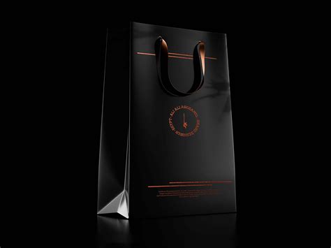 Download Clear Plastic Bag with Kraft/Black Carton Label Mockup